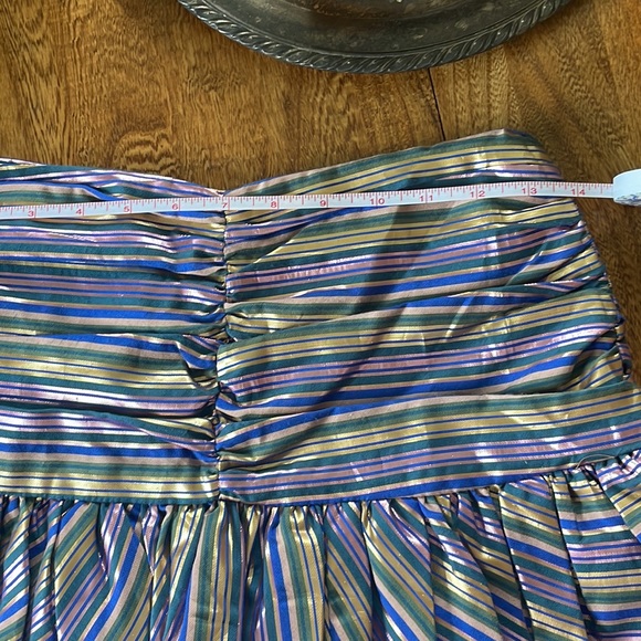 Bubble skirt ZARA Y2K Bubble Mini skirt gathered shine skirt - Picture 8 of 13